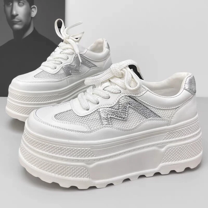 新款厚底小白鞋2025夏季新款欧货女款百搭休闲板鞋126-30泊