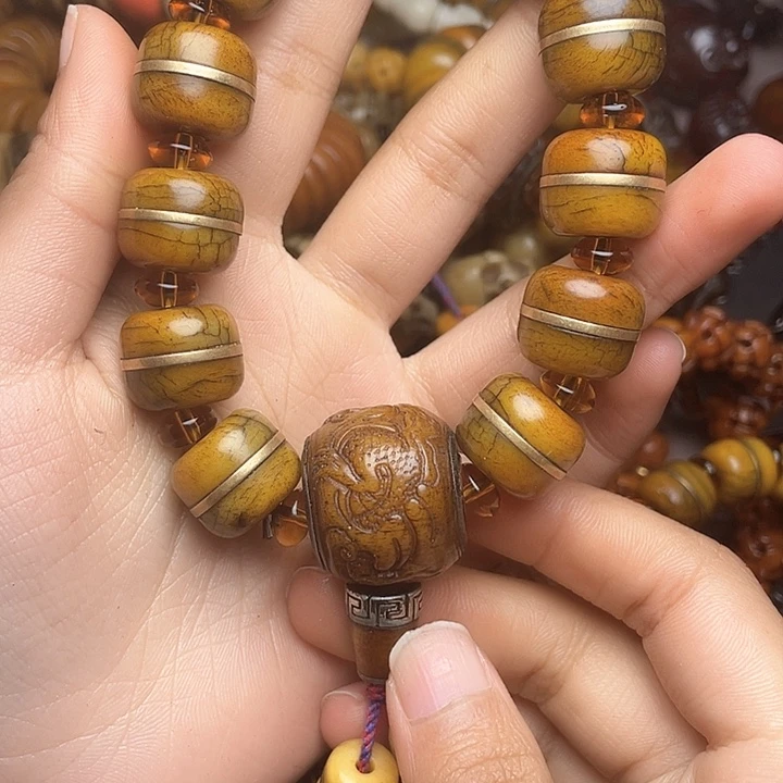 牛骨手串/手链一****?牦牛骨手串