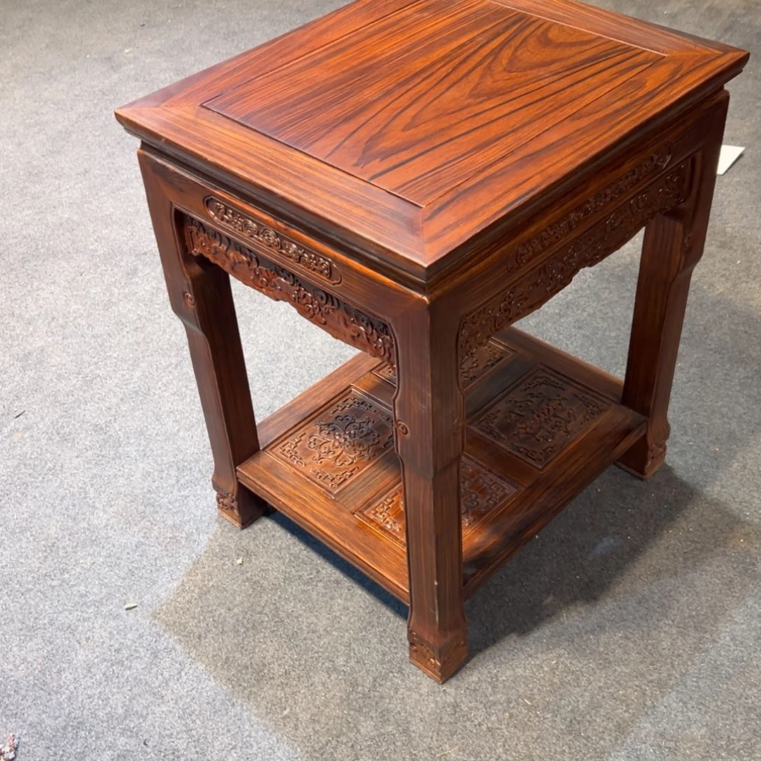 甘***龙架子黑酸枝木类角几