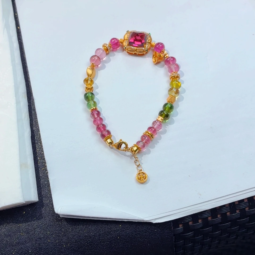 未镶嵌手链碧玺碧玺手链