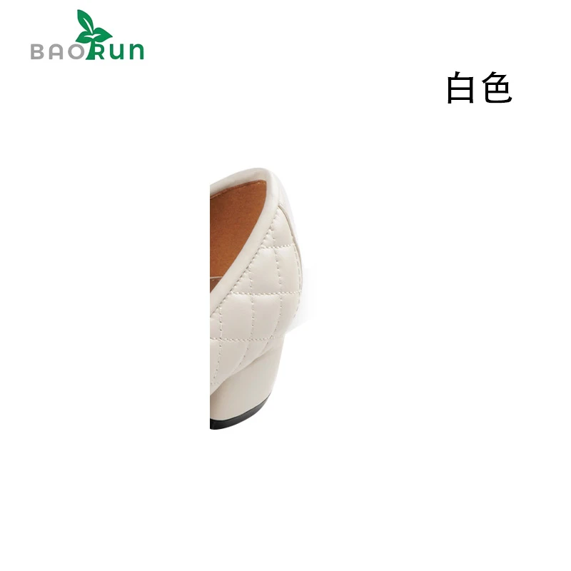 原创小号专属【菱格低跟鞋】羊皮拼牛漆皮鞋面 羊皮内里鞋垫 真皮鞋