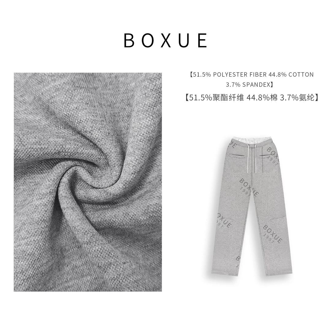 BOXUE “里贝” 2025春季新款高级面料蕾丝腰头 裤子 #250210K001