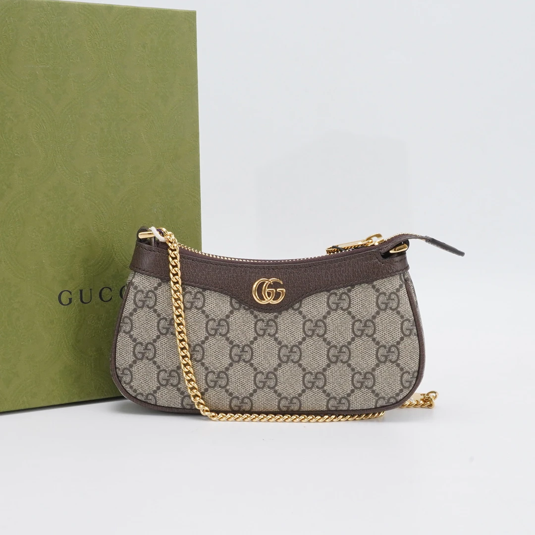 未使用 GUCCI/古驰 【总仓一口价】ophidiamini链条包/BGH004650006