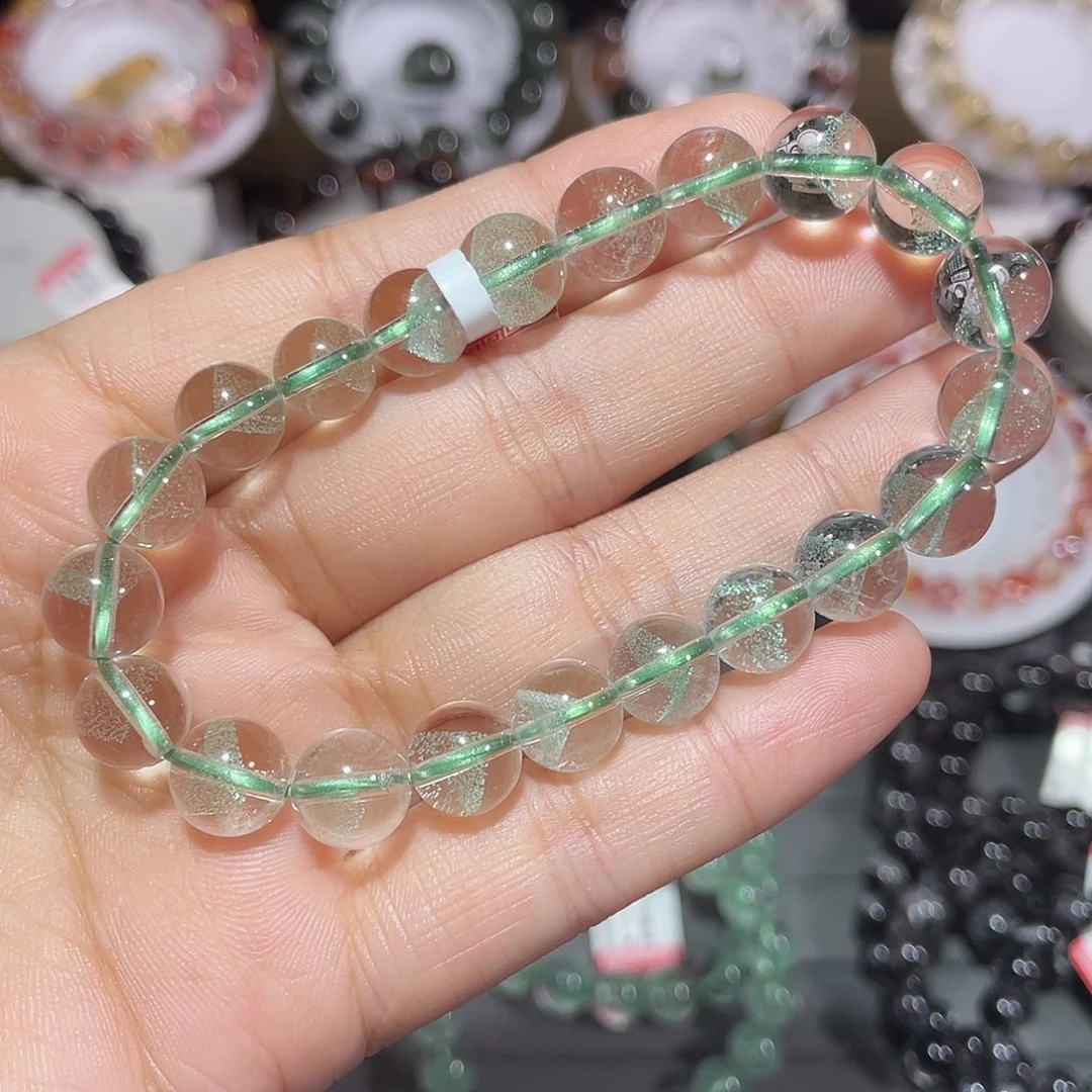 手串未镶嵌水晶翠幽灵金字塔手串