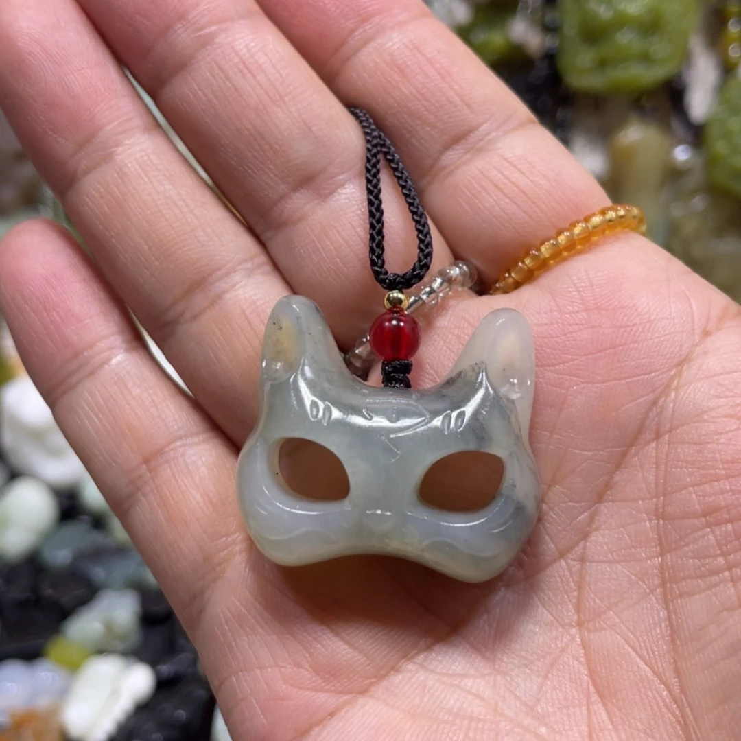 【闪购商品】岫玉颈饰未镶嵌4吊坠