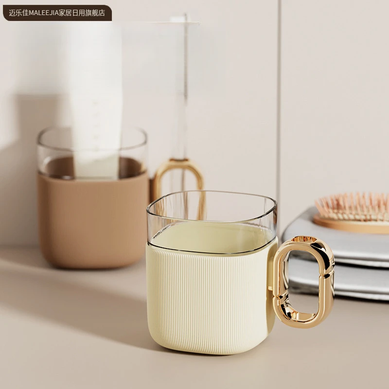 家用漱口杯儿童刷牙杯情侣牙刷杯轻奢透明杯子宝宝牙杯洗漱杯