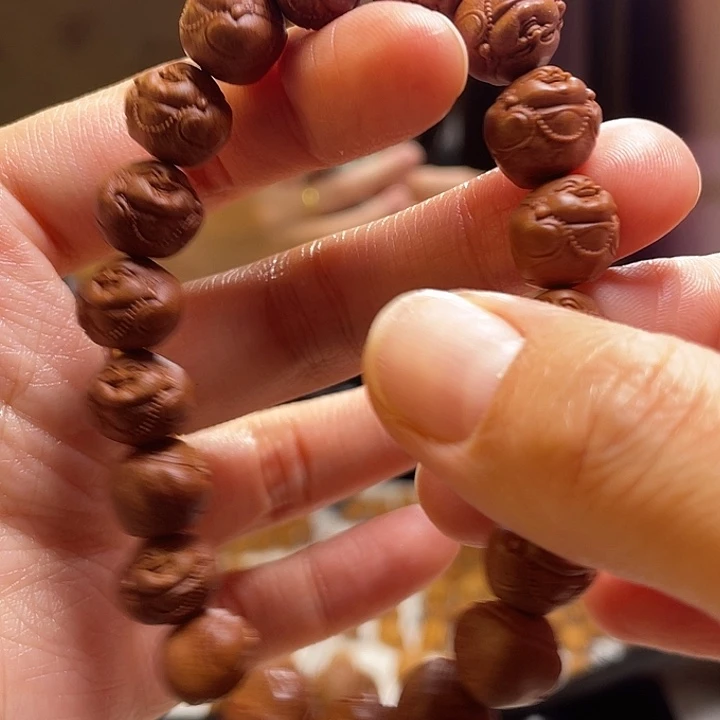 手串/手链橄榄核龙纹桃核