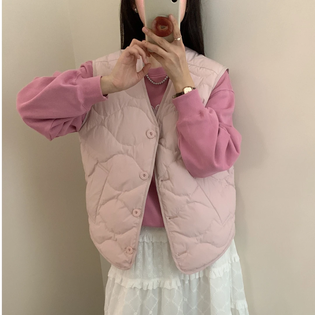 3373轻薄内穿羽绒马甲