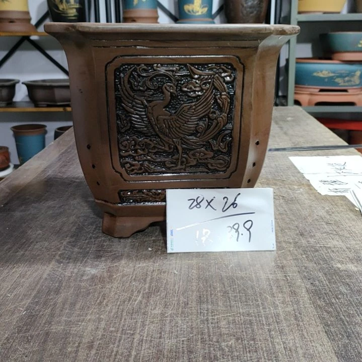 紫砂花盆紫砂花盆