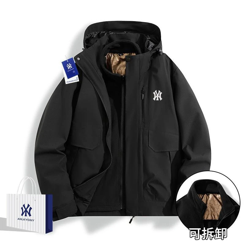 官方正品2025秋冬季新款潮流男女同款休闲宽松防水夹克冲锋衣