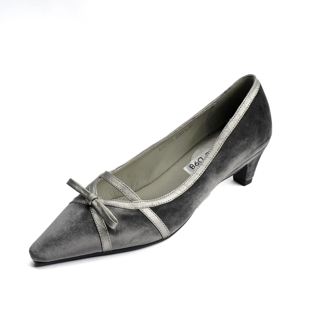 浅口高跟鞋百搭时尚气质细跟法式尖头鞋子027175