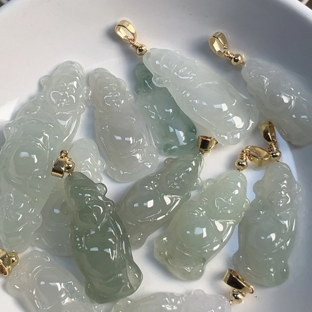 翡翠散珠翡翠米爷爷一个可挑