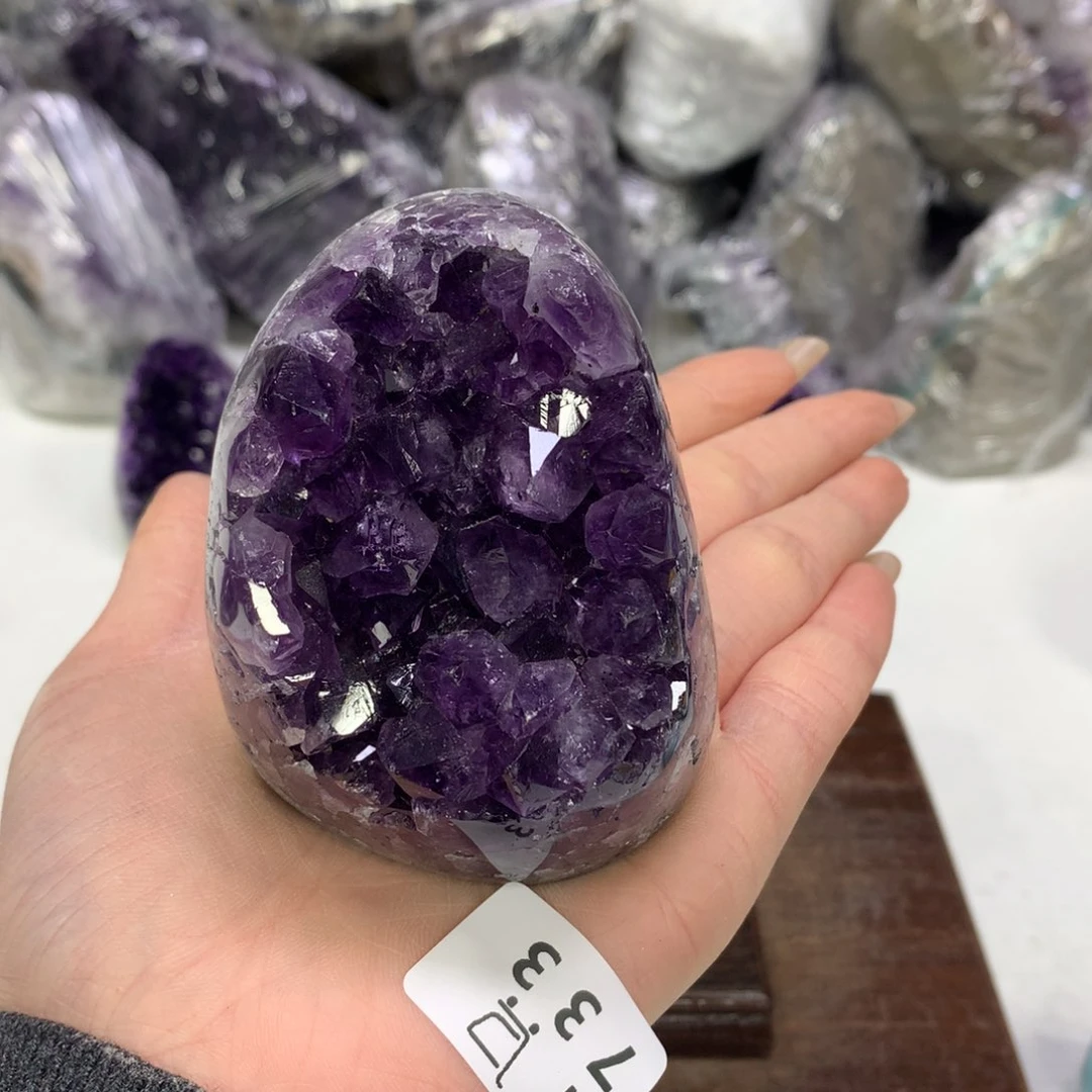 紫晶摆件未镶嵌水晶