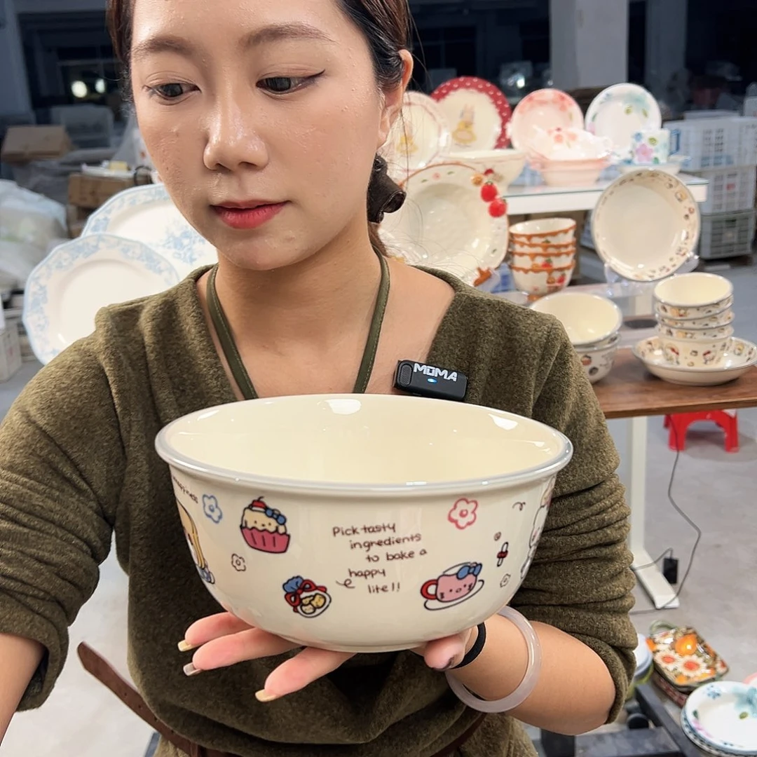 潮州微瑕陶瓷餐具8寸