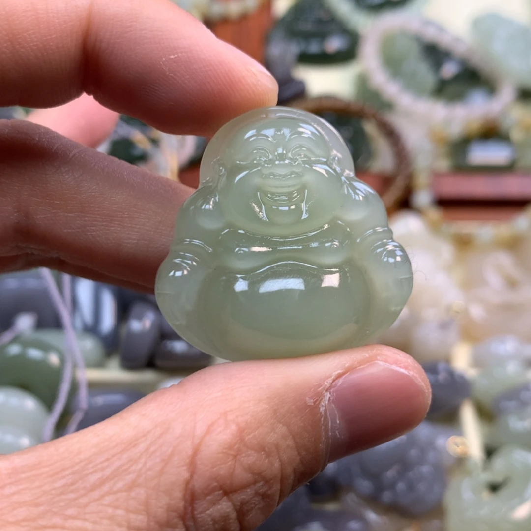 【闪购商品】和田玉颈饰未镶嵌对*鱼