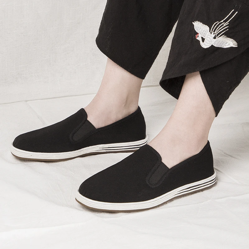 泰和源老北京布鞋男上班专用鞋一脚蹬透气千层底布鞋男款鞋子清货