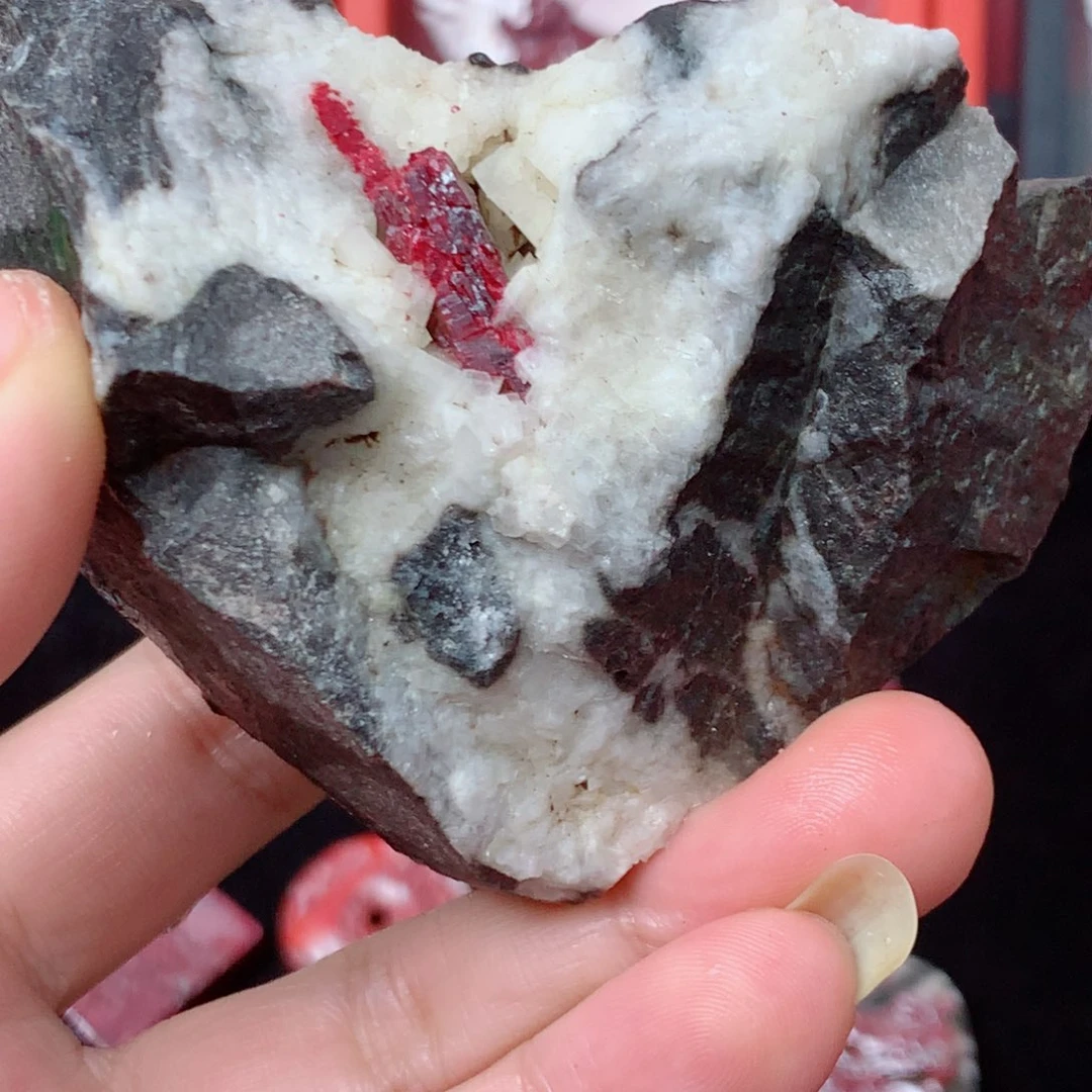 天然辰砂天然毛石