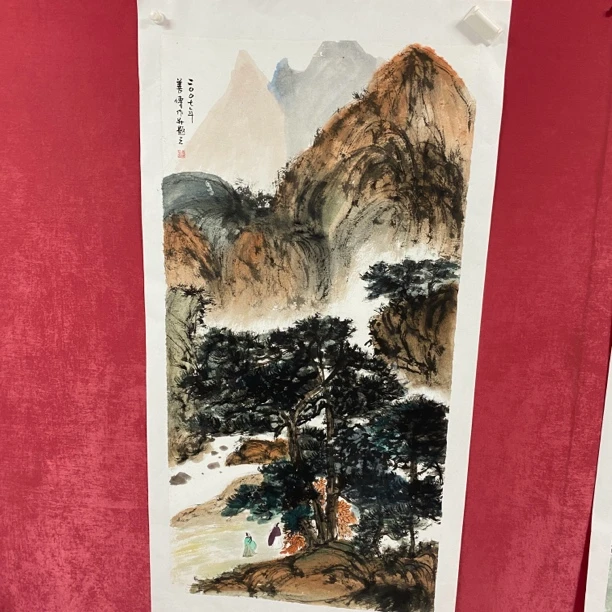 刘善传四尺山水作品