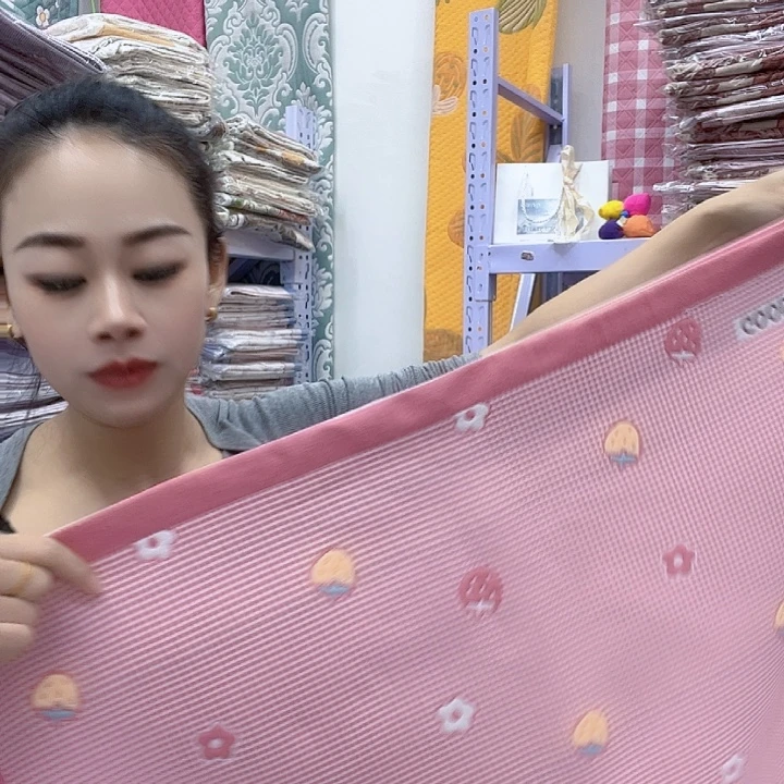 棉粉色小草莓纯棉