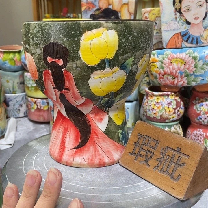 景德镇艺术手绘作品