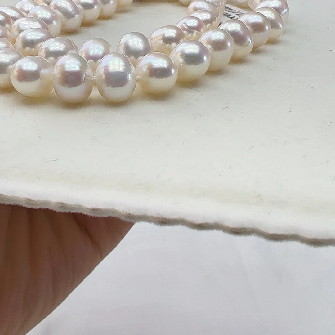 未镶嵌淡水珍珠颈饰➕9-10