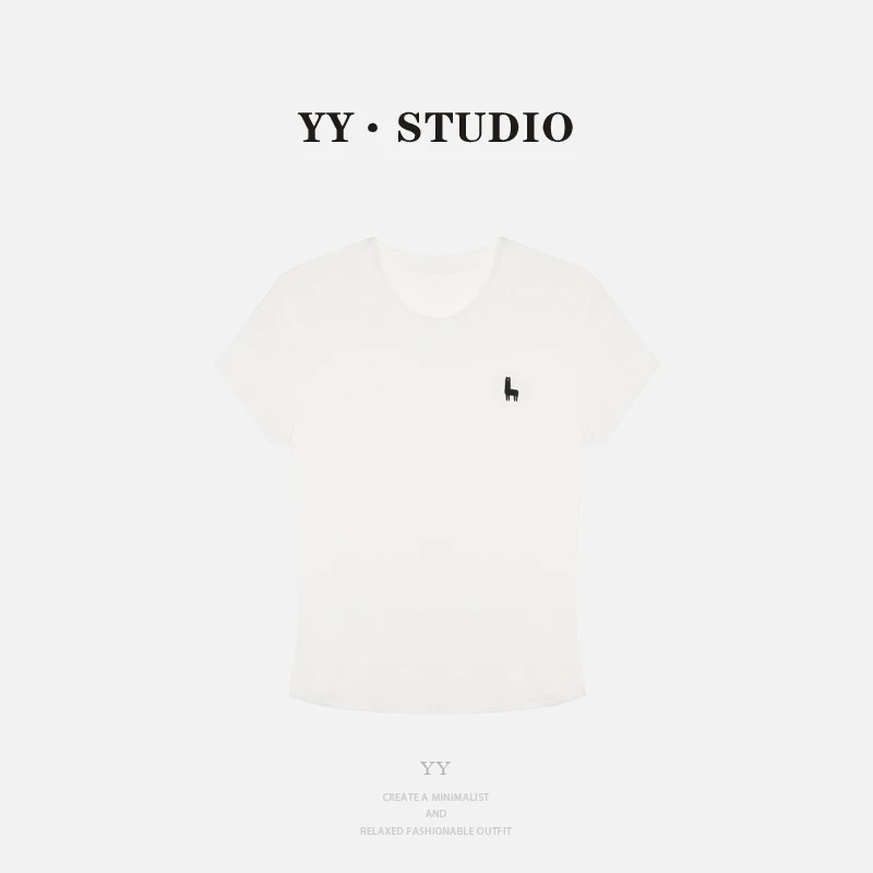 【YANYAN】夏季百搭纯色小羊驼短袖T恤YY-3283