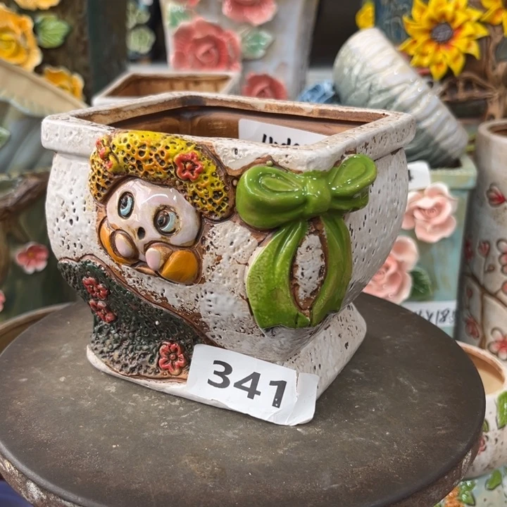 紫砂花盆粗陶材质多肉花盆