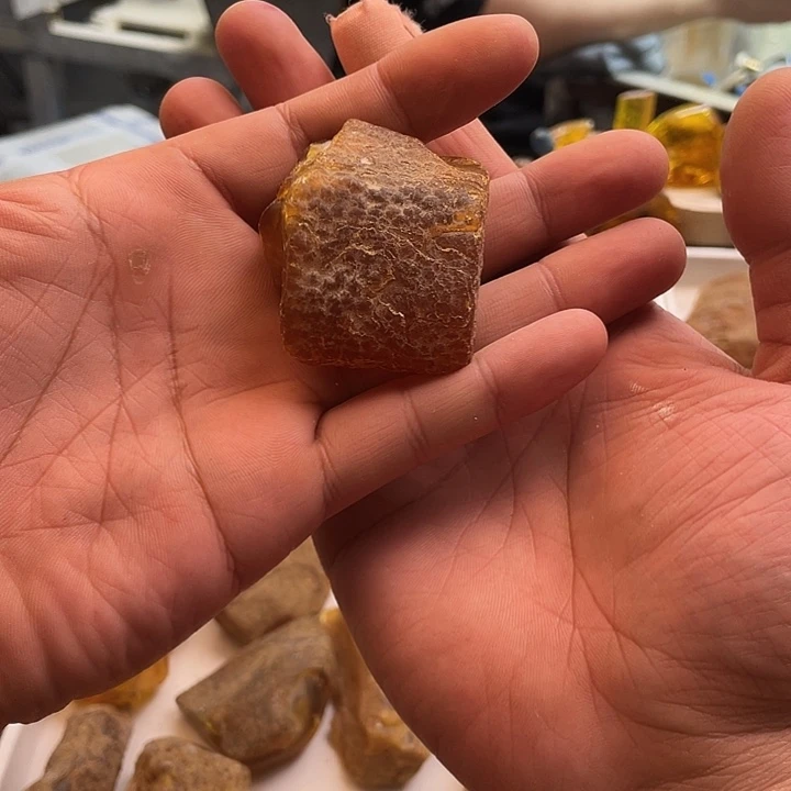 鱼***童定制琥珀未镶嵌天然琥珀蜜蜡