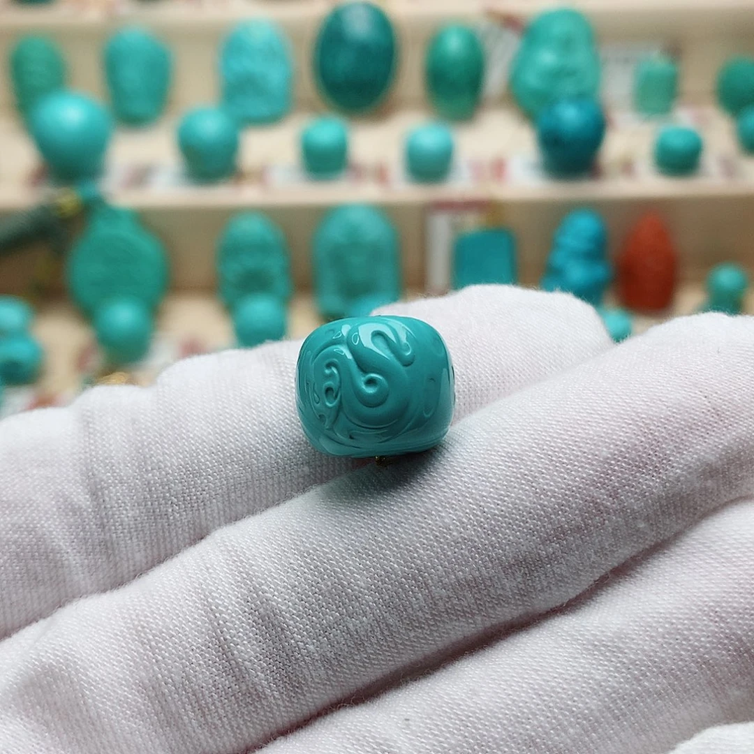 绿松石珠宝半成品未镶嵌