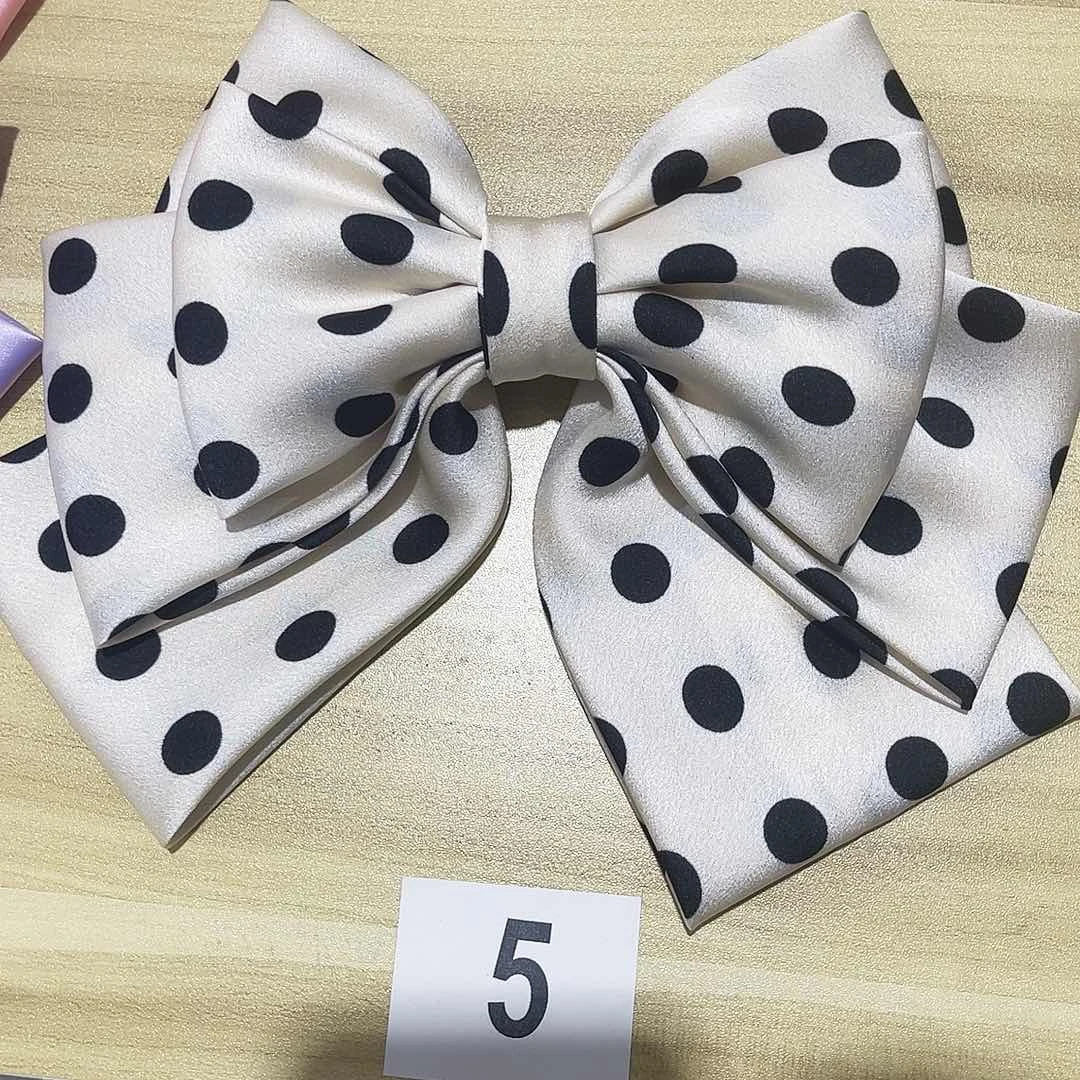 皮质铁合金蝴蝶结发夹