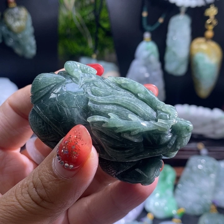 【闪购商品】颈饰未镶嵌翡翠龙龟