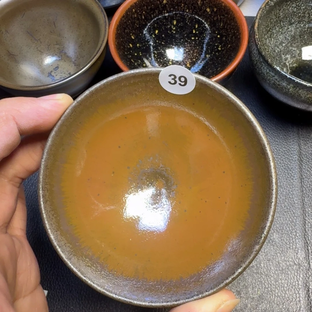 摆件古时茶器建窑建盏39