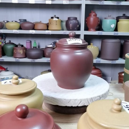 紫砂茶叶罐一斤装左右处理不退不换255