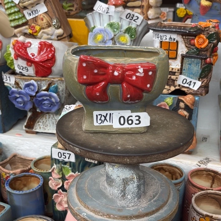 紫砂花盆粗陶材质多肉花盆