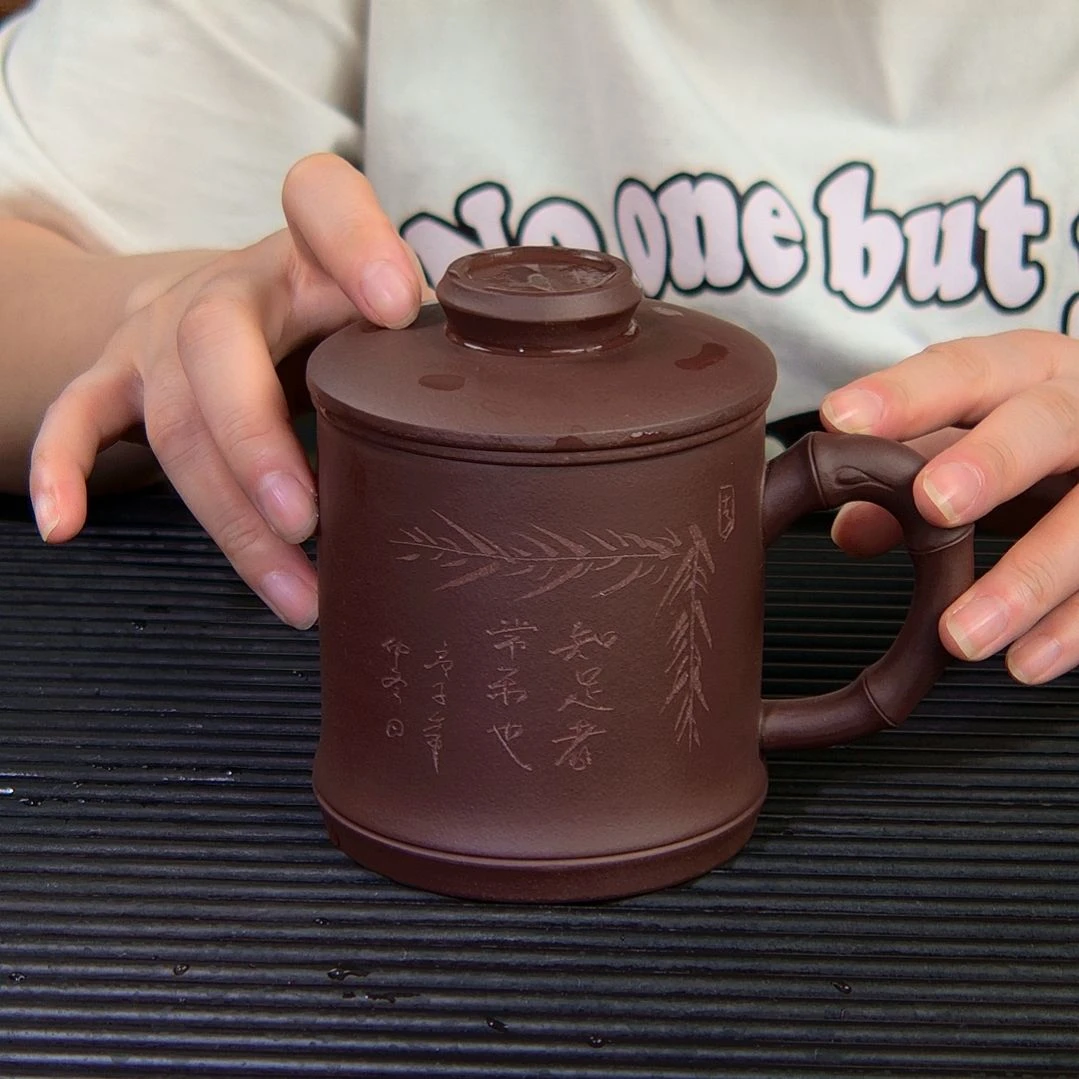 茶杯紫砂高货放漏