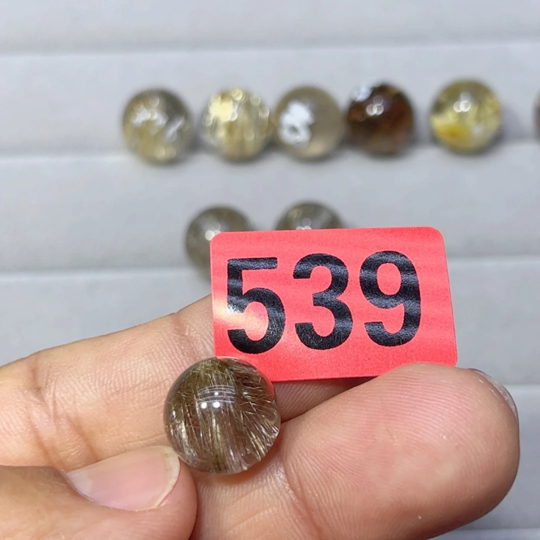 烟晶手链未镶嵌京*雨天然水晶