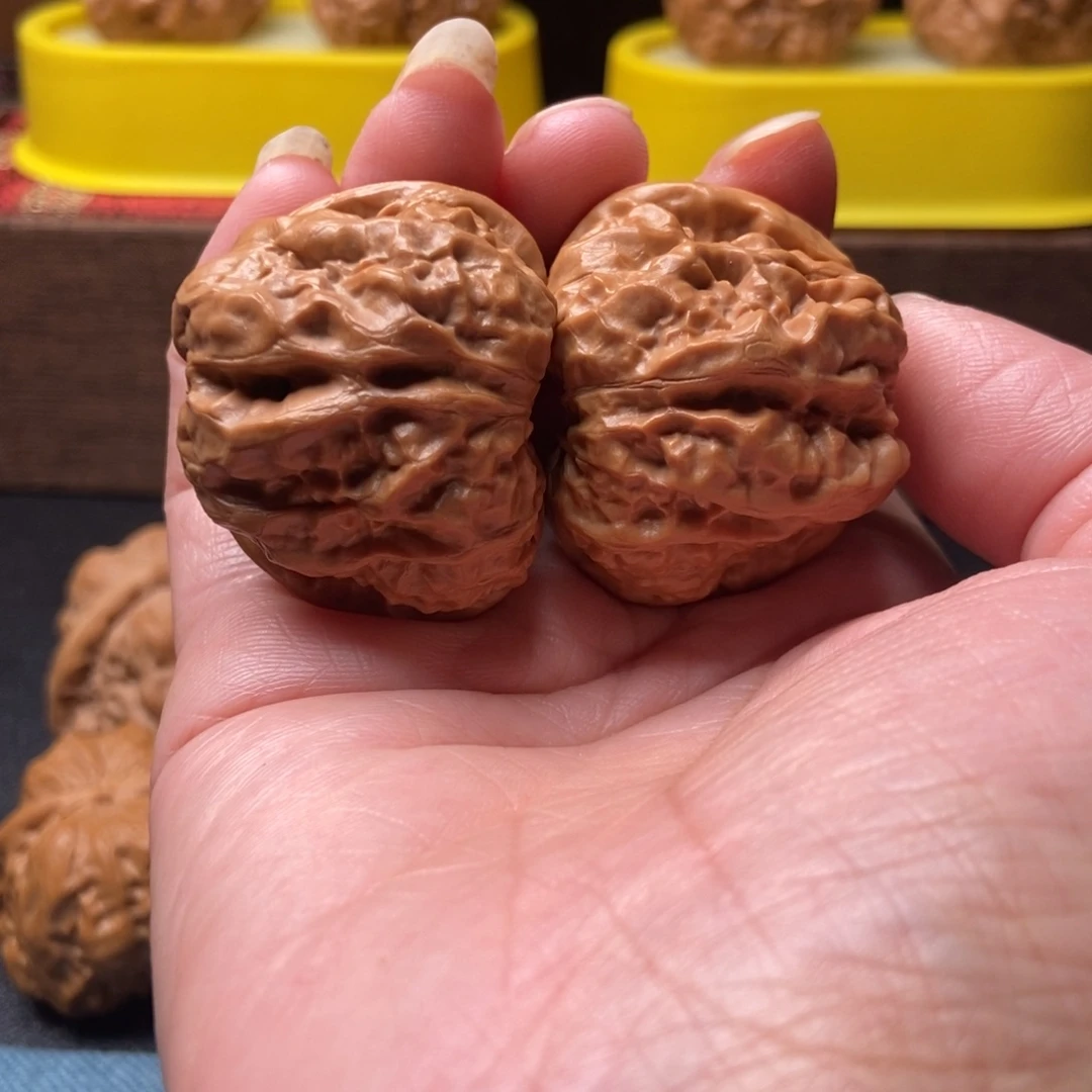 文玩核桃把件蛤蟆头38