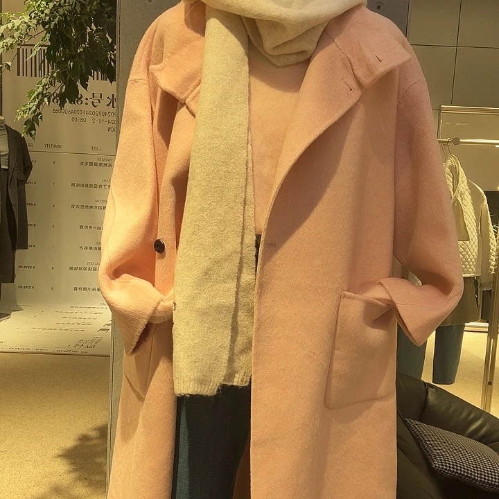 秋冬双面羊绒大衣