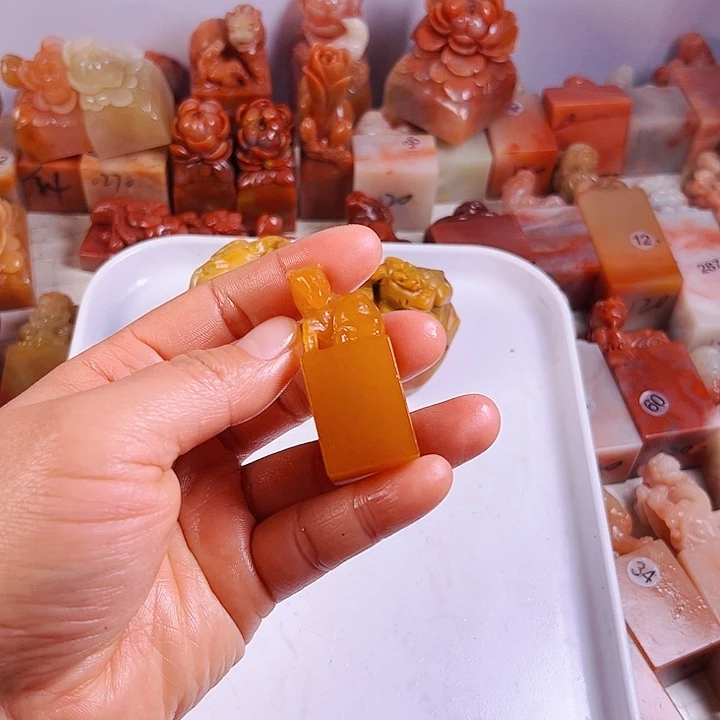 印石昌化石仿古田黄