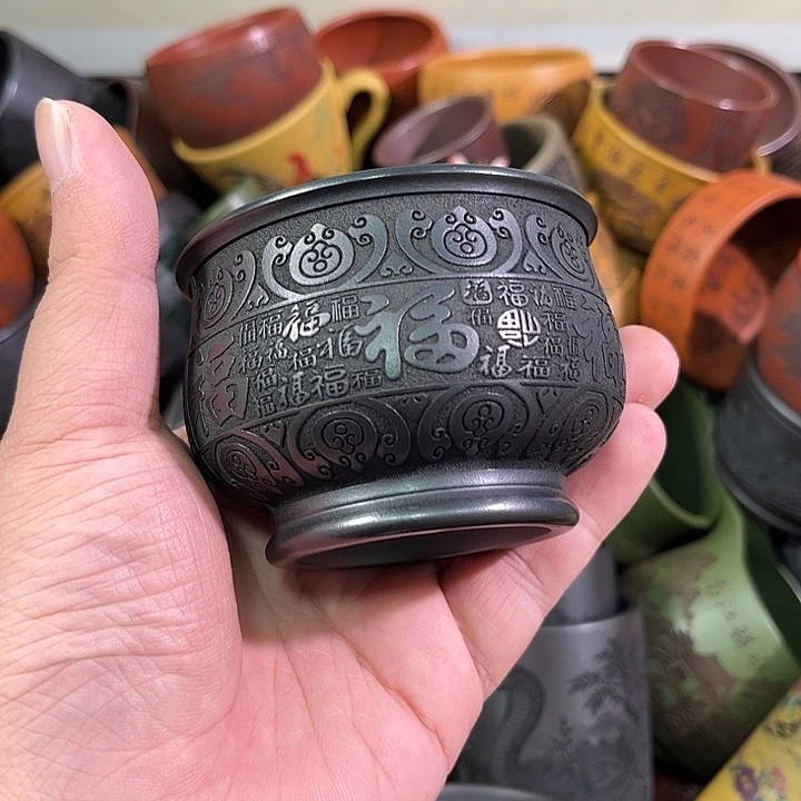 茶杯紫砂全手工紫砂主人杯