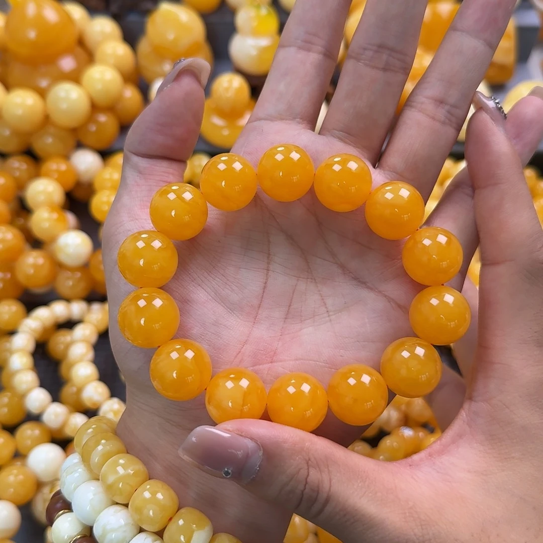 蜜蜡未镶嵌珠宝奇石同料17mm