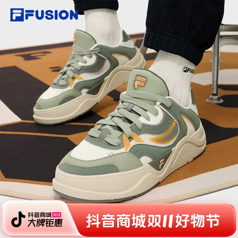 FILA FUSION斐乐学生款新款50-50百搭滑板鞋休闲运动T12W432201F