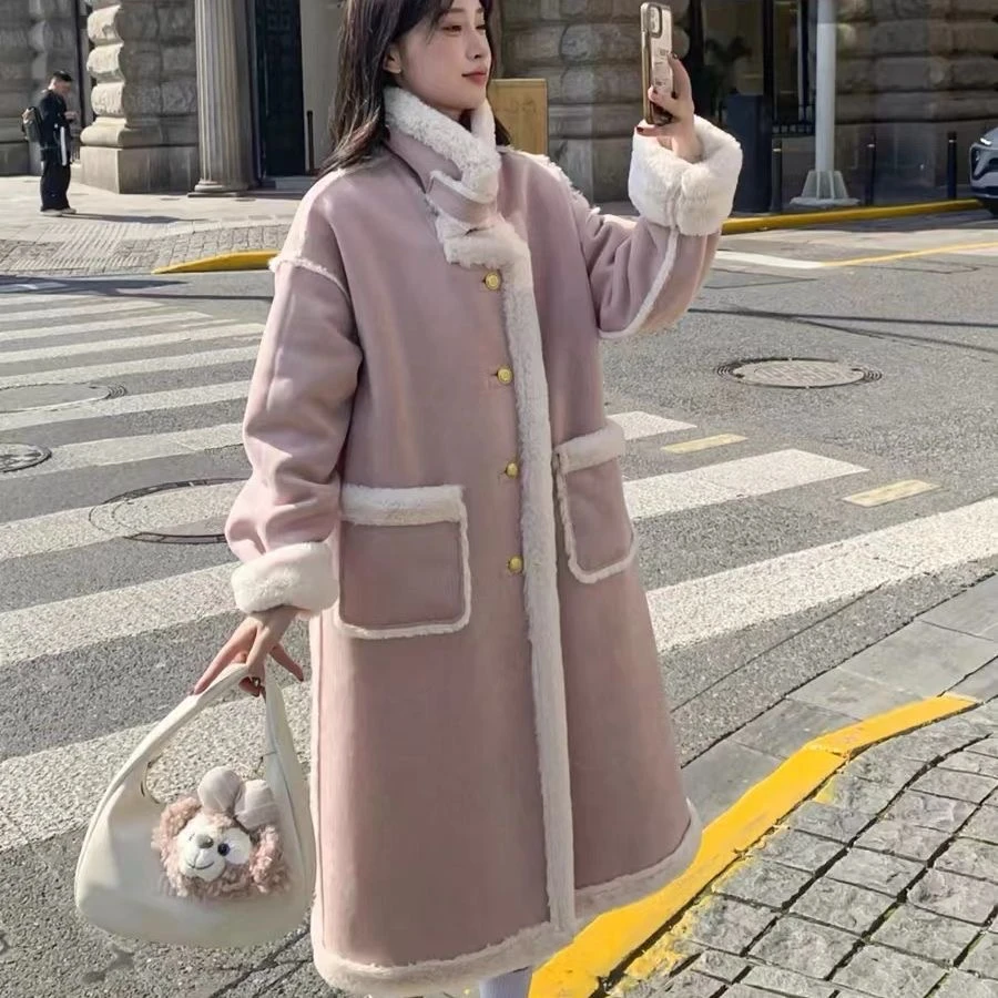 【11.16日小熊猫101-160】2025年秋冬新款大码大衣毛呢大衣女装胖mm