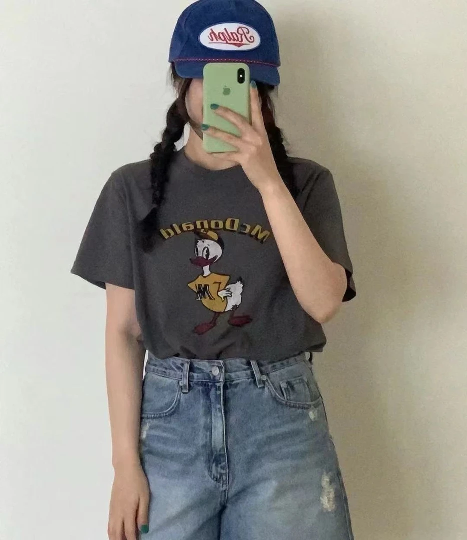 东大门pe小鸭子短袖