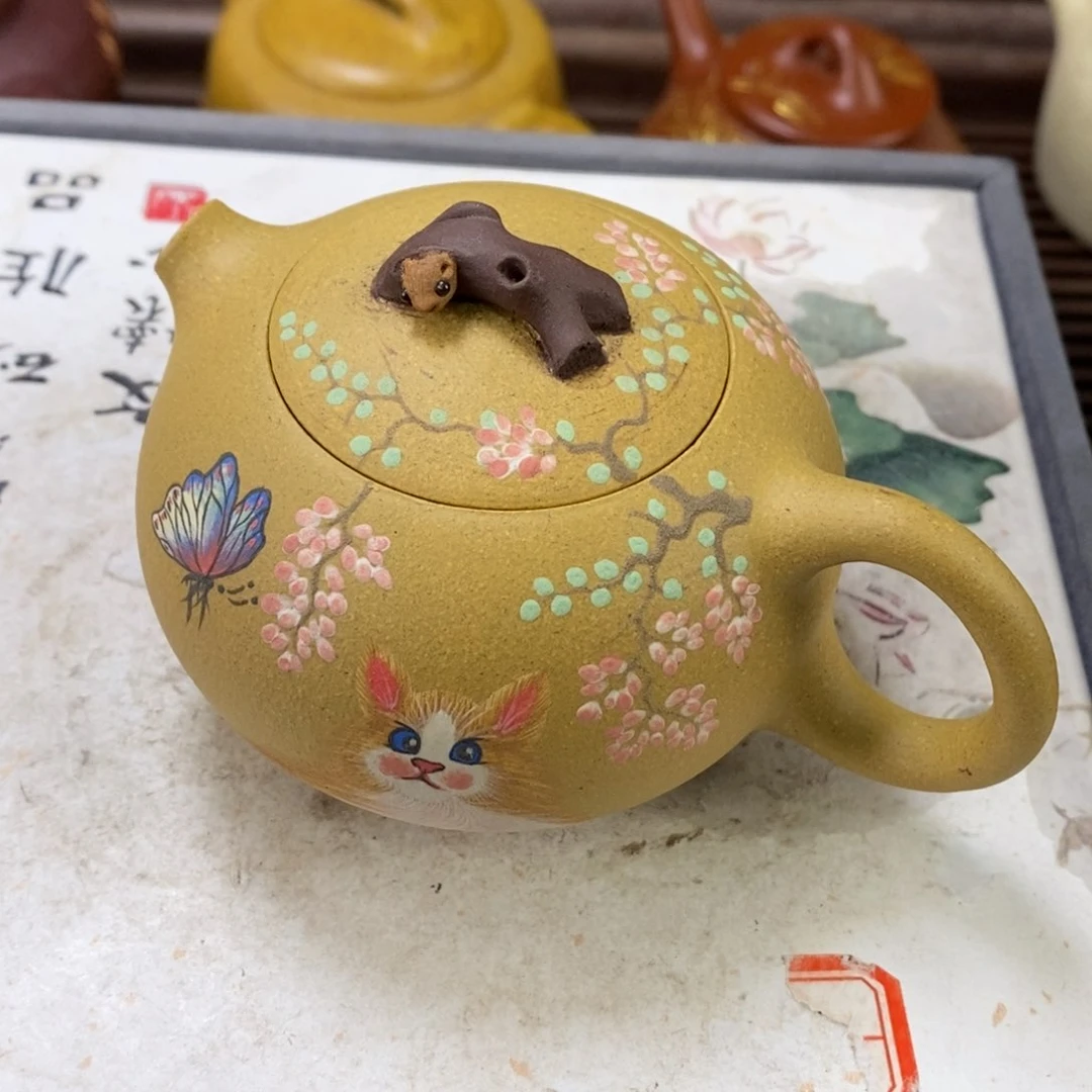 紫砂茶壶原矿手工270