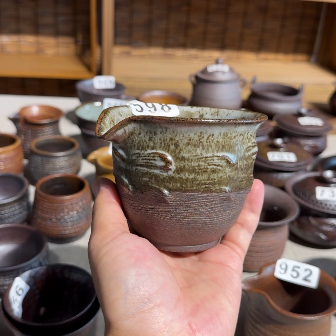 粗瓷粗瓷茶具素色盖碗