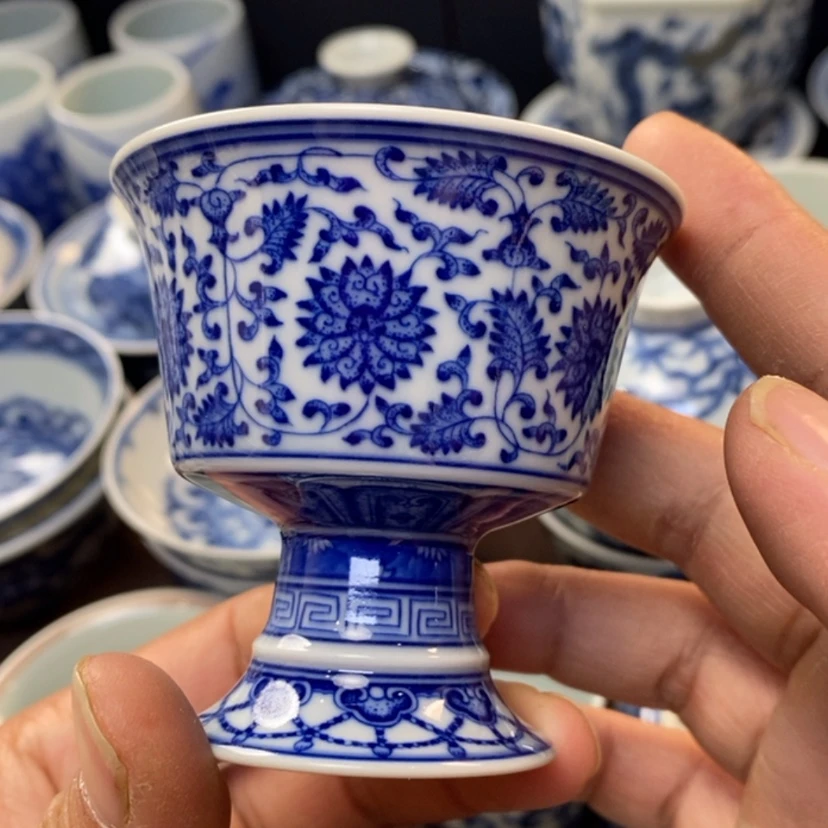 【闪购商品】景德镇青花主人杯