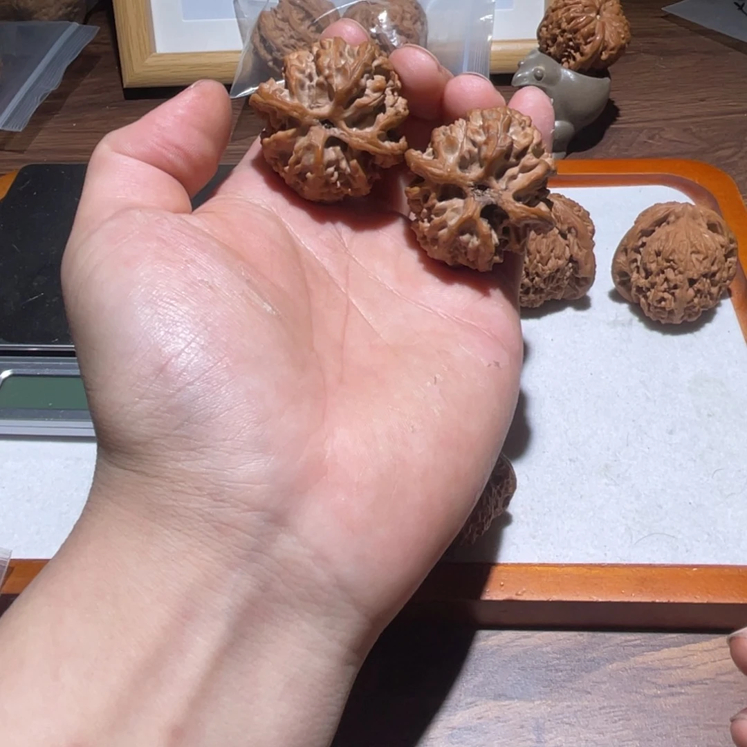 文玩核桃把件40全品苹果园