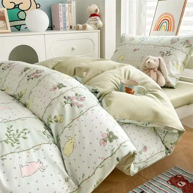 花园奇遇【100%纯棉四件套】品牌系列新疆纯棉四件套系卡通款四件套