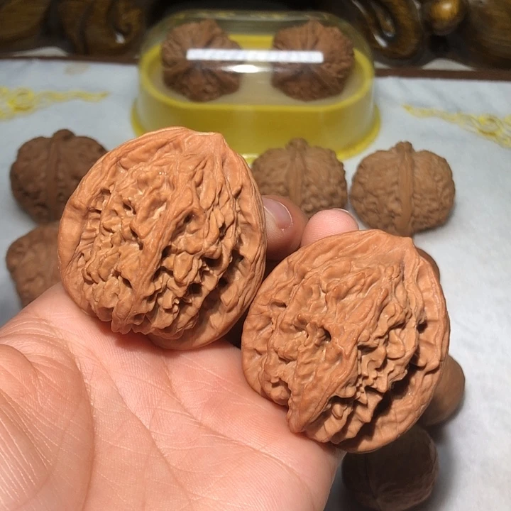 文玩核桃把件44麦虎
